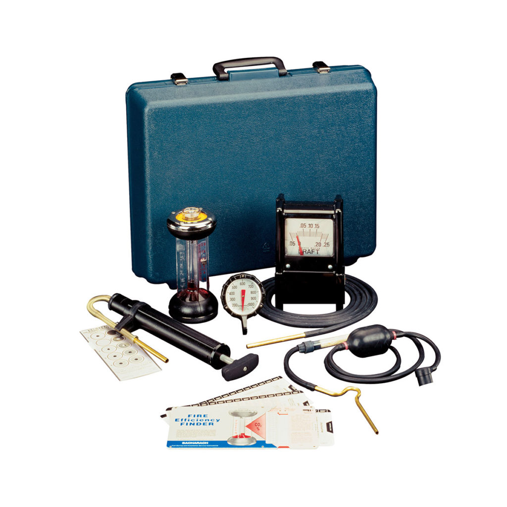 Bacharach Mechanical Oil & Gas Kit for a complete combustion test