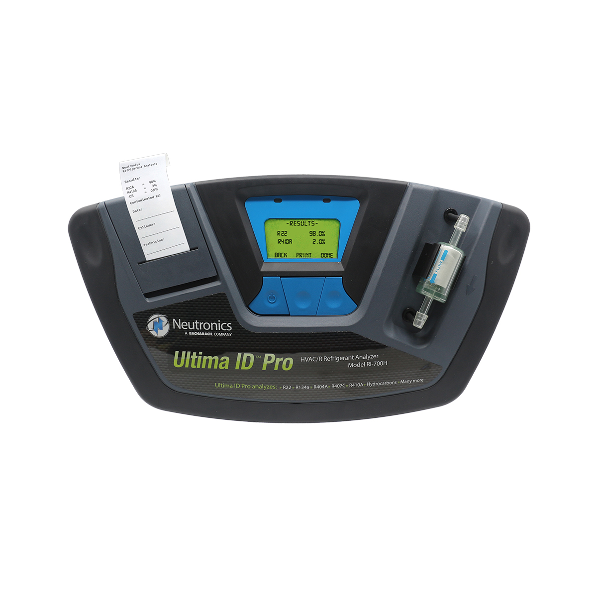 Ultima ID-koelmiddelanalysator voor HVAC-R-toepassingen
