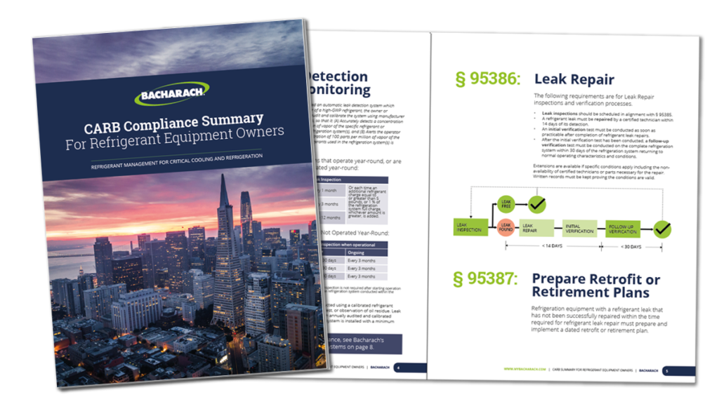 CARB Compliance Summary for Refrigeration Equipment Owners