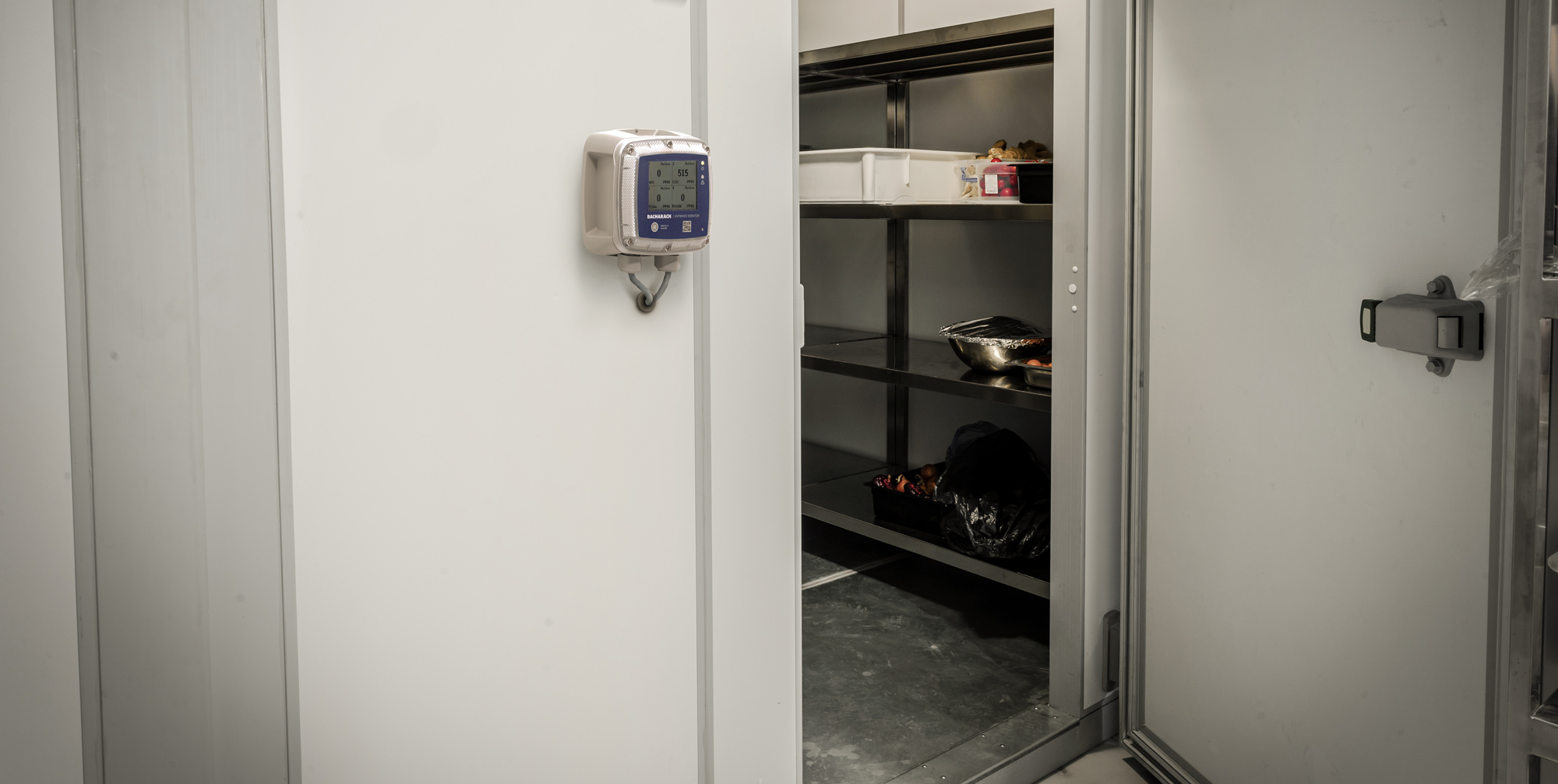 Porta d'entrada d'emmagatzematge frigorífic MGS 401 retallada