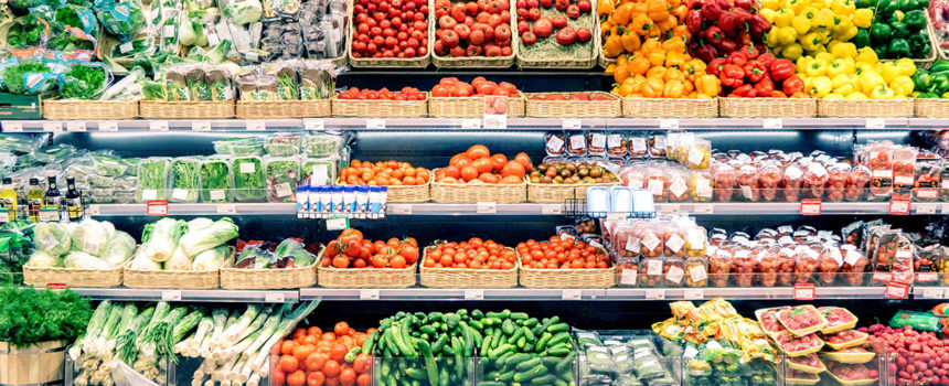 슈퍼마켓 과일 및 채소